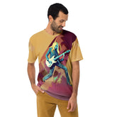 Vinyl Vibes All-Over Print Men's Crew Neck T-Shirt - Beyond T-shirts